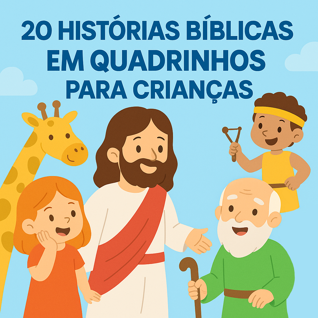 20 Histórias Bíblicas em Quadrinhos para Crianças